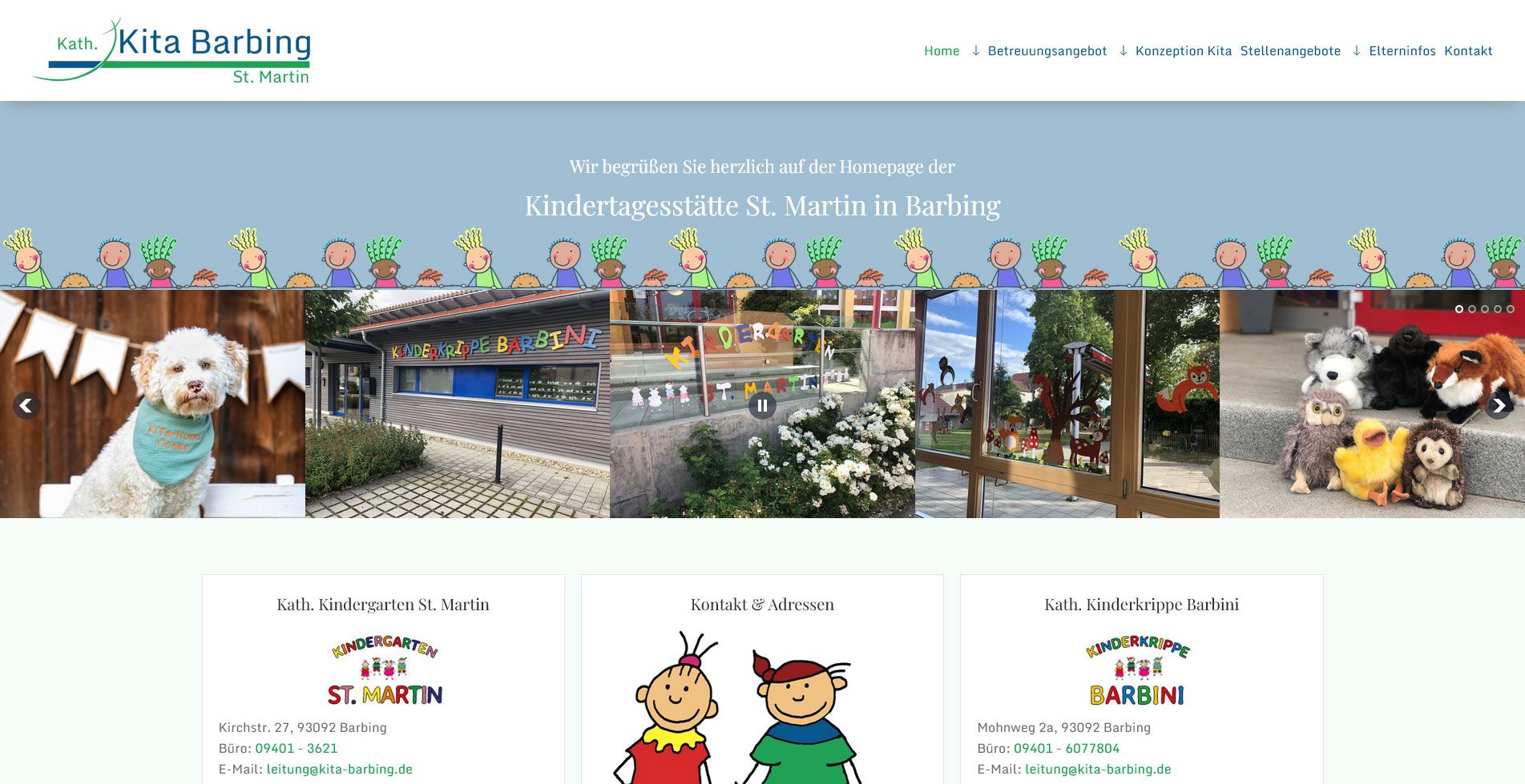 Kita St. Martin, Barbing