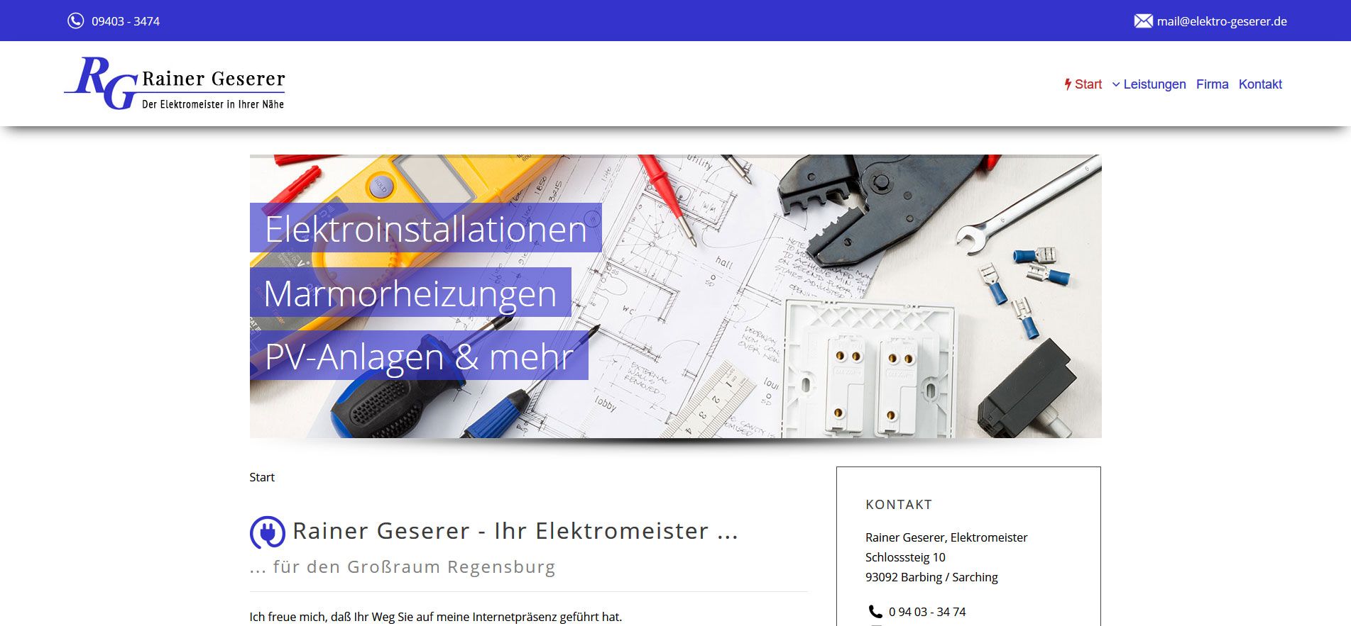 Elektromeister Rainer Geserer