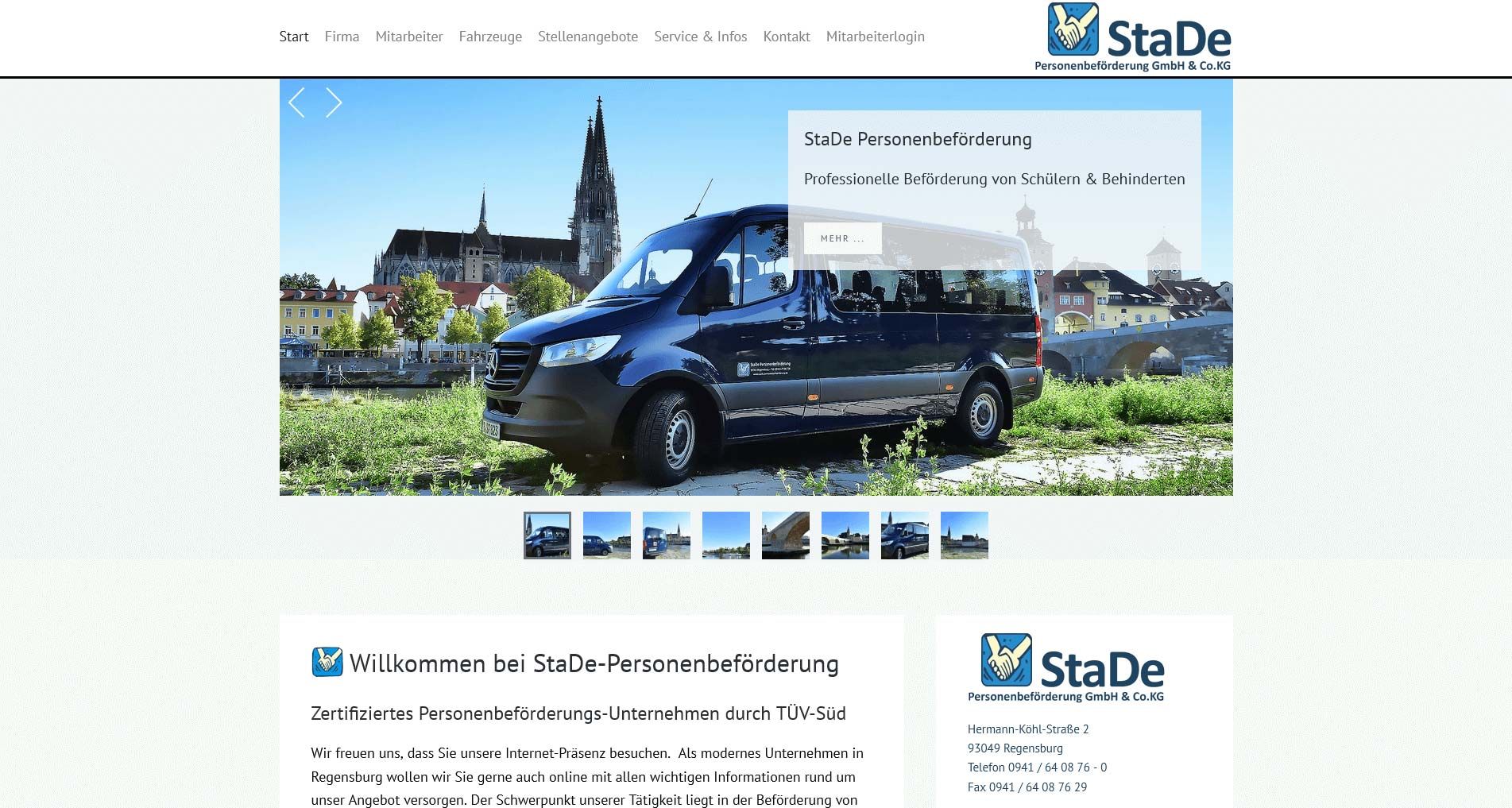 Stade, Personenbeförderung