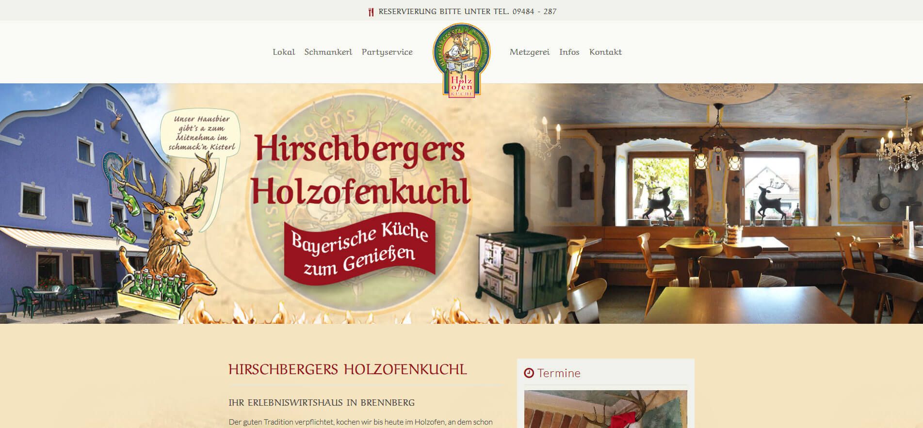 Holzofenkuchl, Gaststätte