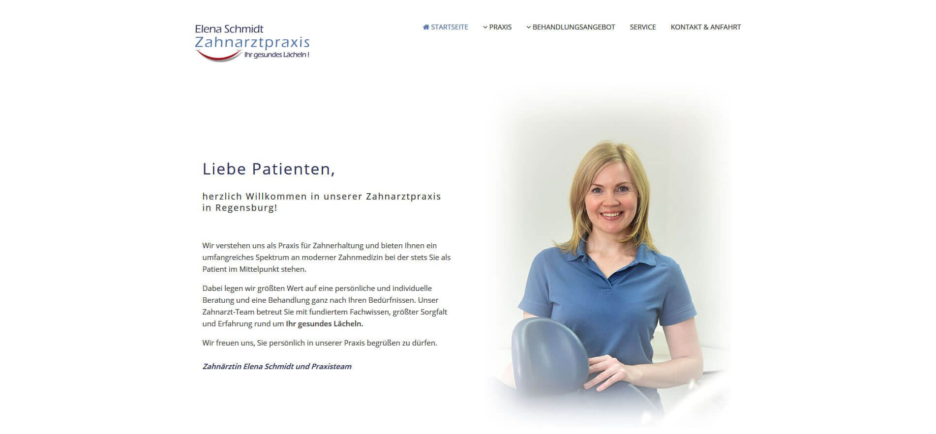 Dr. Elena Schmidt, Zahnärztin