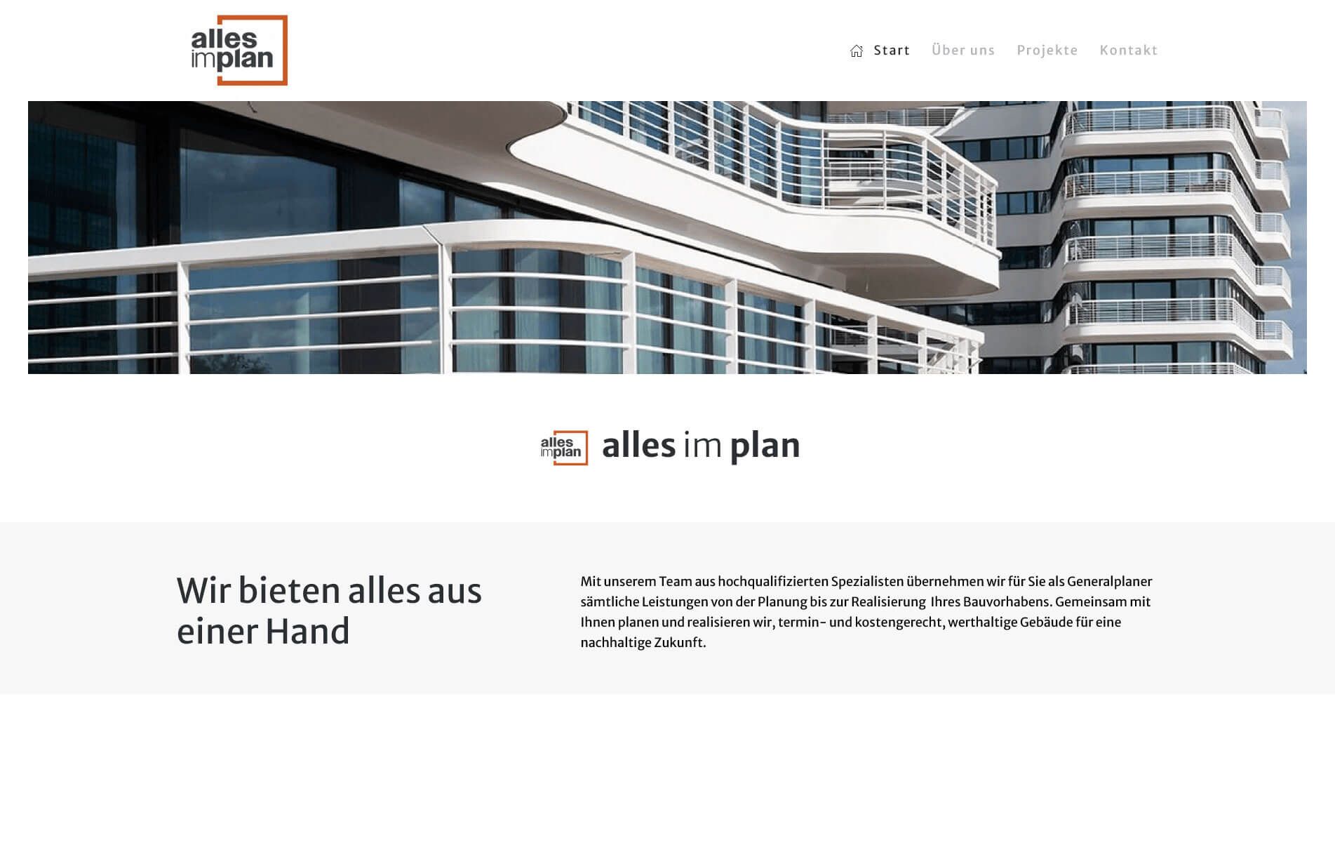alles im plan